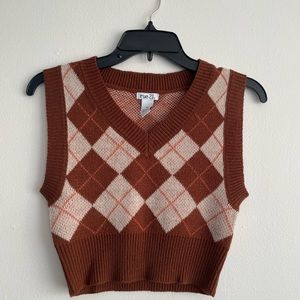 Argyle Pattern Sweater Vest from Rue21